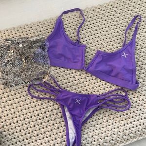 Boutine LA Purple Swim Set
